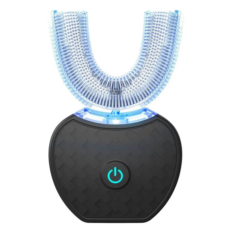 White Smile Teeth whitening Toothbrush, Electric Sonic Toothbrush Automatic Cleaning Toothbrush, U-Shaped Teeth whitening Brush, 360° Ultrasonic Electric Toothbrush for Adult