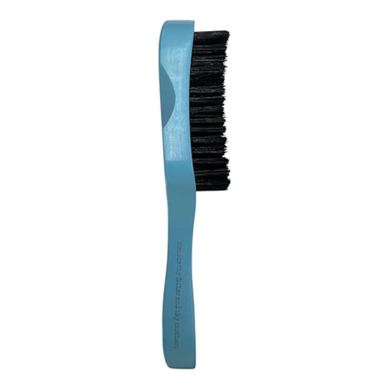 JIGGSAWMILLIONS Turquoise Hard-Bristle Tackle Box Hair Brush for Thick Coarse Hair, Wave Styles - Hard Wave Master