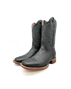 Cowboy Boot Black Elephant