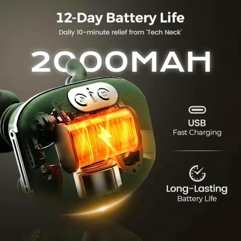 Black Friday Deal!Shoulder Massager Electric Cervical Massager Bionic Hand Heating Wireless Portable 3D Kneading Massage for Neck Shoulders & Hands Unisex Lightweight & Adjustable Speed Settings,Ideal for Muscle Relaxation After Exercise or Aerobics gift