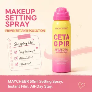 Matte Finish Setting Spray, Oil Control, Long-Lasting, Waterproof, Sweatproof, Ideal for Summer, Commute, Sports, Outdoor Activities