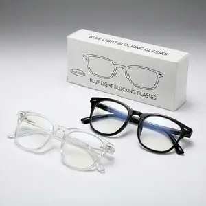 Blue Light Blocking Glasses for Men Women,1/2Pcs Fashion EyeGlasses for Computer Gaming/TV,Birthday Gift for Daily Use