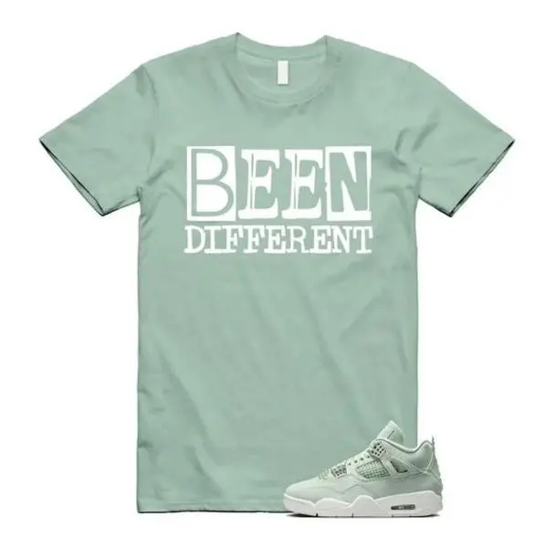 AJ4 Seafoam Green White Sail T Shirt Match BEEN y2k tees