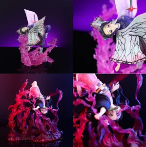 Demon Slayer Nezuko & Shinobu Kocho Special Effect Scene Anime Figure Desktop Model