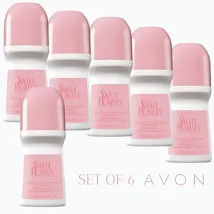 Avon Sweet Honesty Roll-On Deodorant Anti-perspirant Set of 6