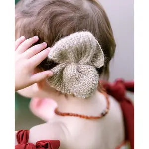 Crochet Trim Snap Hair Clips, Hair barrettes for kids