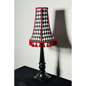 Red, White & Black Diamond Lampshade