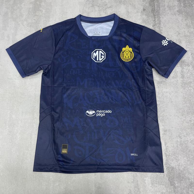 24 25 Mexico League Chivas de Guadalajara Away Short Sleeve Soccer Jersey