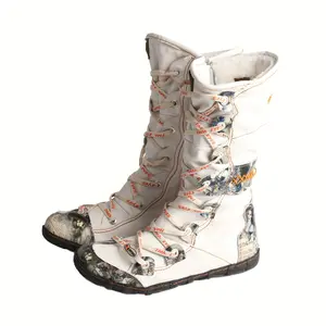 TMA EYES Women's Thick Anti-Slip TPR Sole Winter Boots with Hand-Sewn Velvet Accents, Side Zipper & Lace-Up Closure - Durable Second-Layer Leather & Synthetic Upper, Warm Fabric Lining for Skiing, Mountaineering & Snow Sports, Snow Boots, S