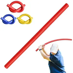 Indoor Golf Swing Trainer Power Stick - Multi-Functional Soft Foam Whip for Golf Swing Aid and Power Training Golf Clubs