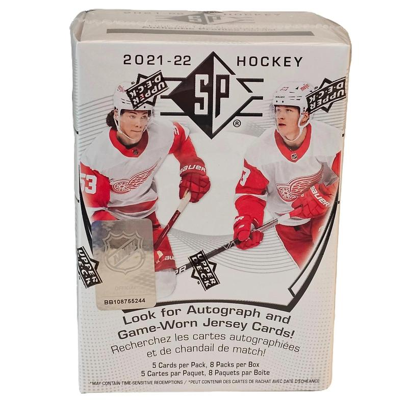 2021-22 Upper Deck SP Hockey Blaster Box (40 cards)