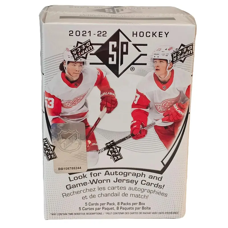 2021-22 Upper Deck SP Hockey Blaster Box (40 cards)