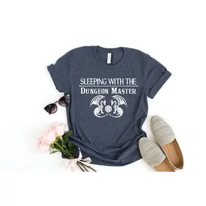 Dungeons and Dragons Shirt, Sleeping with the dungeon master, DnD shirt, gift for dungeons master, Cute D&D Shirt, Geek shirt,D20 shirt