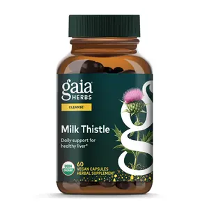 Gaia Herbs Milk Thistle - Liver Supplement & Cleanse Support for Helping to Maintain Healthy Liver Function