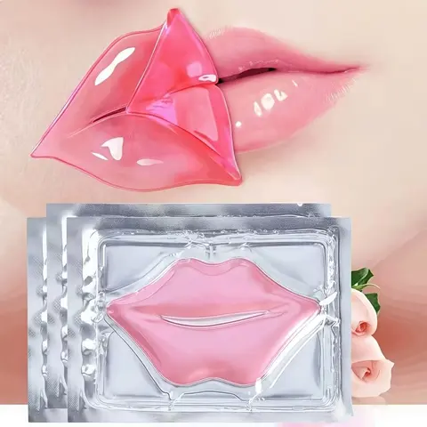 12-Piece Hyaluronic Acid Lip Mask Set, Moisturizing Anti-Chapping Lip Care, Sleep Patch, Nutrient-Rich Gift Box for Women