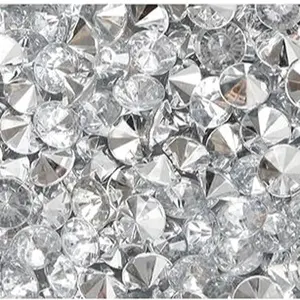1000pcs 0.4inch Clear Diamonds Crystals Acrylic Gems Wedding Table Scattering Gemstones Christmas Party Decorations Bridal Shower Vase Fillers Ornaments