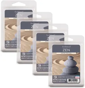 Scentsationals Scented Cubes Wax Air Freshener Fragrance Wax - ZEN-     Aroma /  Pack /  Room / Pack / Perfume / Fruits