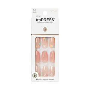 KISS imPRESS Press-On Manicure Fake Nails – Hokey Pokey