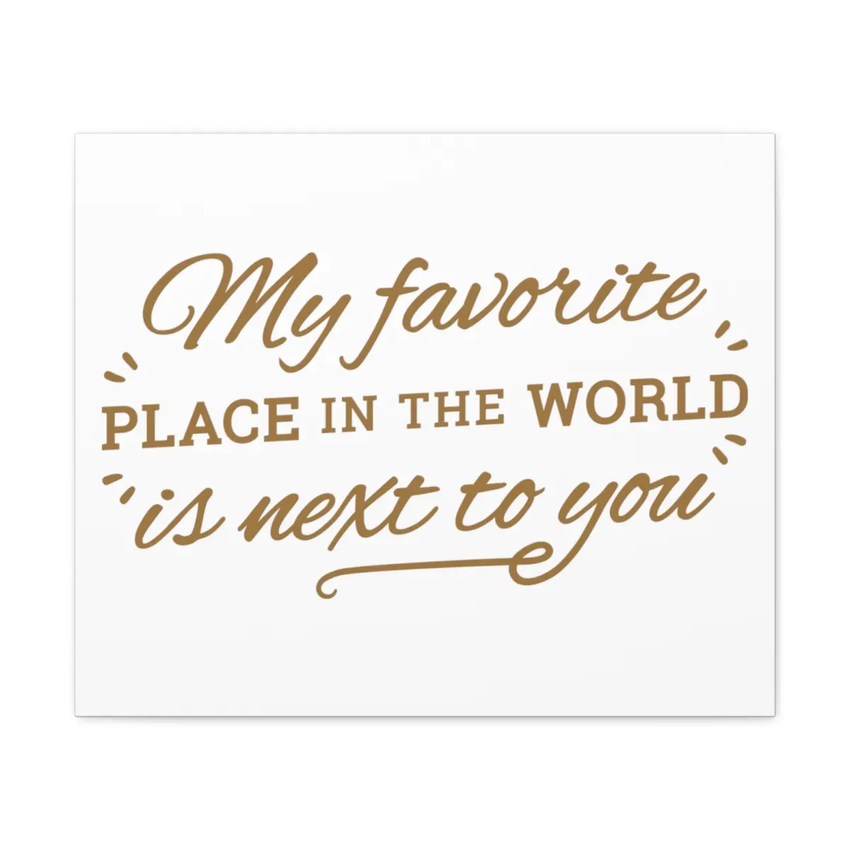 Welcome Home Love Romantic Gallery Wraps