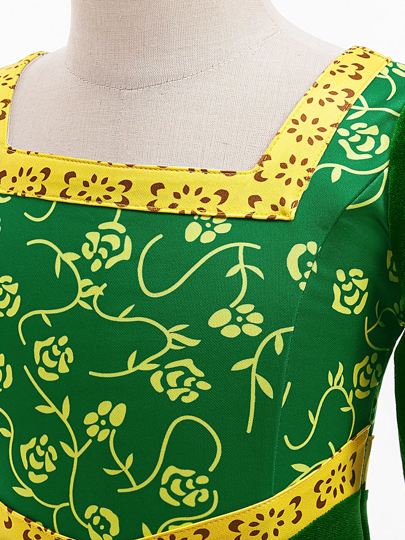Dress + all accessories) Shrek Princess Fiona Green Dress Halloween Cosplay  Costume Children's Costume Party Costume - TikTok Shop