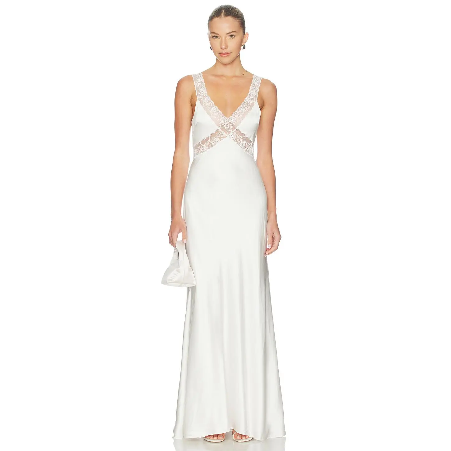 Lovers and Friends Cierra Maxi Dress in White