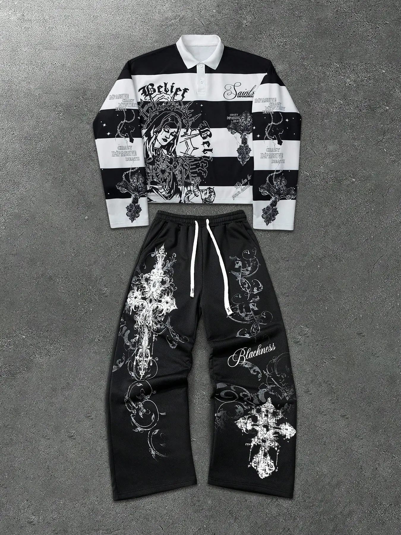 トップス Etsy - (black) Sleeve Long Classic PUNK Carti Playboi OPIUM swag opium tee sleeve long cross archive トップス