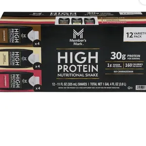 High Protein Nutritional Shake 30g Protein 11 fl oz 12 Variety Pack No Cargagean No Sugar