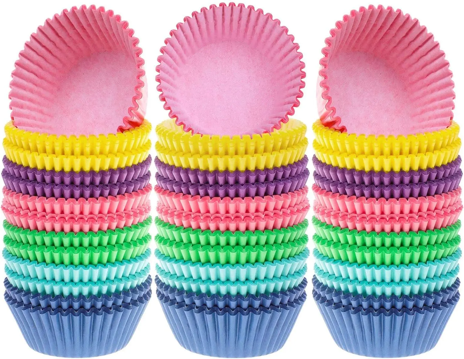 600 Pcs Cupcake Liners Cupcake Wrappers Cupcake Paper Baking Cups for Cake Balls, Muffins, Cupcakes and Candies, Bakeware Colorful Set Utensils