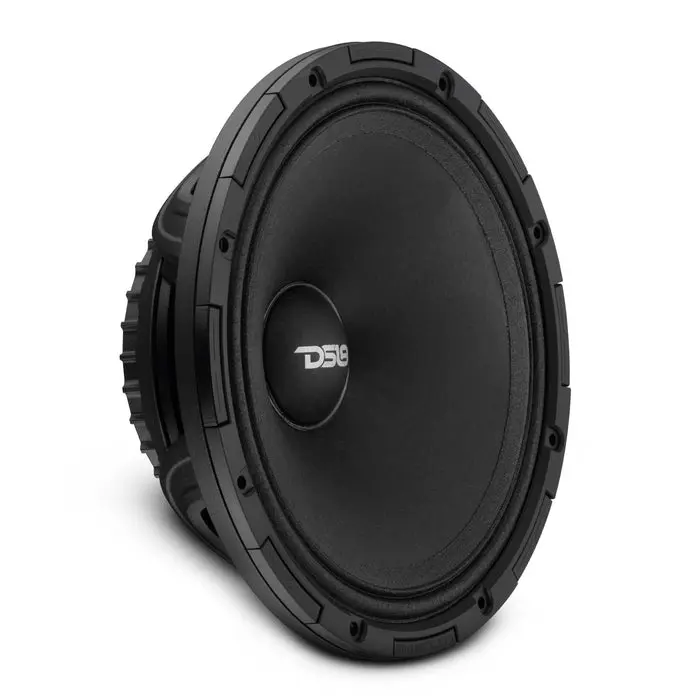 DS18 PROJECT360.84N 8" / 203Mm) High-Efficiency Mid-Range Car Loudspeaker - Neodymium Magnet, 350W RMS, 4 Ohm, Rotating Cone Quick Repair Design, 700W Max, Cloth Paper Aluminum Components, Mount, Compact, Single Unit, Spade for Car Audio Installation, Aft