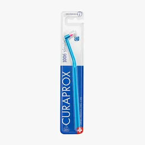 CURAPROX CS 1006 Single Ultra Soft & Gentle Toothbrush for Oral Cleanser with Curen® Filaments 0.10 mm Diameter Swiss Made
