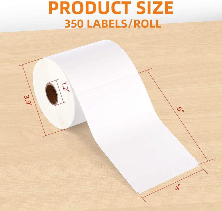 JADENS 4x6 Thermal Printing Labels - 350 Labels for Thermal printer Waterproof, BPA/BPS Free, Most Thermal Printer, Perforated, Commercial Grade JADENS 4x6 Thermal Printing Labels - 350 Labels for Thermal printer Waterproof, BPA/BPS Free, Most Thermal Printer, Perforated, Commercial Grade