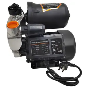 Yokoma 220V Self Priming Water Pressure Booster Pump. Auto priming, boosts water pressure for home and pipeline use.