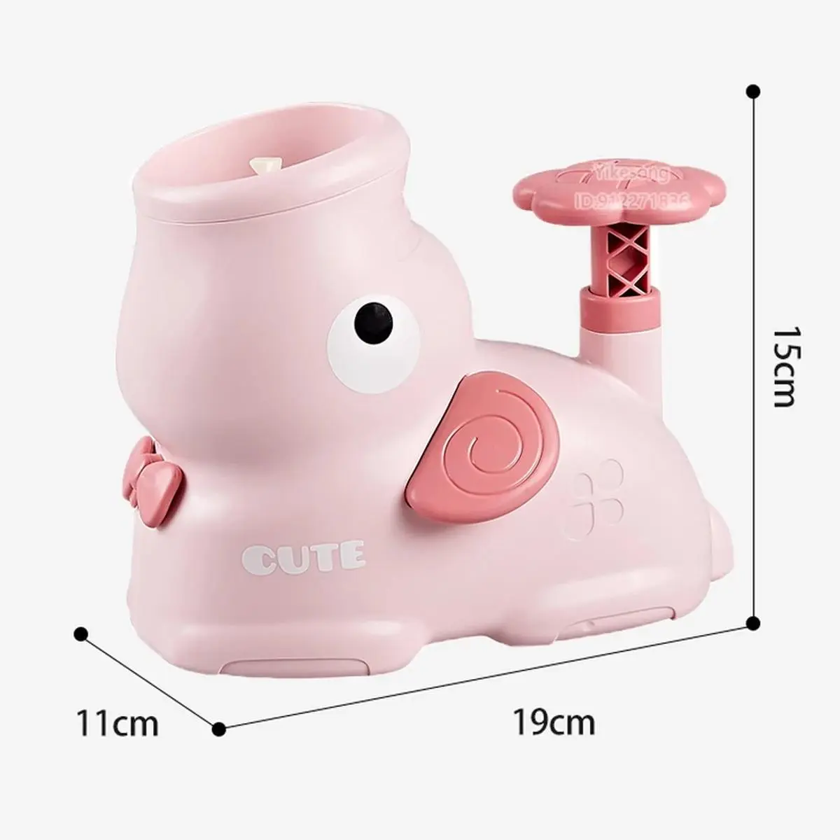 Unisex ABS Plastic Animal (Elephant Duck) Foot-Launching Flying Disc Air Rocket Launcher, Outdoor Garden Soaring Propeller Game Toy for Kids