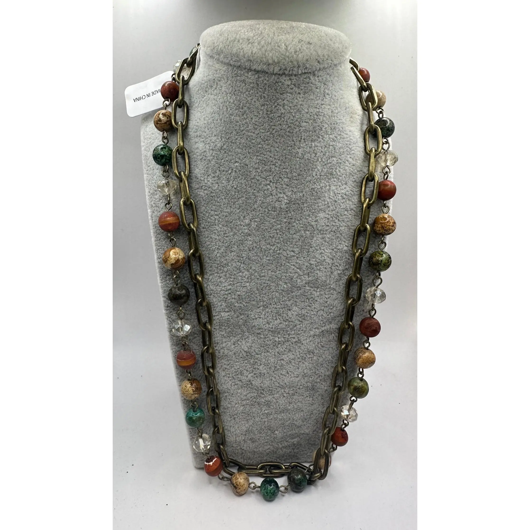 Stone Age Bronze Necklace
