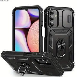 Full Protection Shockproof Phone Case For Samsung Galaxy A17 A16 A15 A56 A55 A26 A06 A35 A34 A54 Case Armor Car Magnet Ring Stand Cover, Accessories, Protective