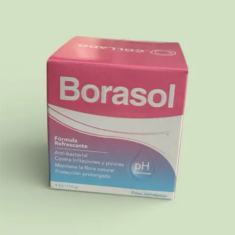 1 pcs Borasol Feminine Wash Antibacterial Powder for Intimate Hygiene with Baking Soda Sulfate pH Balanced Formula Anti-bacterial Protection