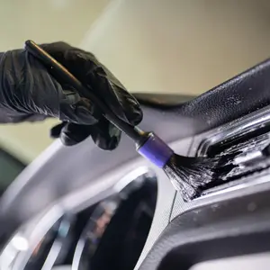 Car interior cleaning brush set, cleaning tool kit, highly suitable for cleaning tasks on car cleaners, wheels, interiors, exteriors, vents, etc.