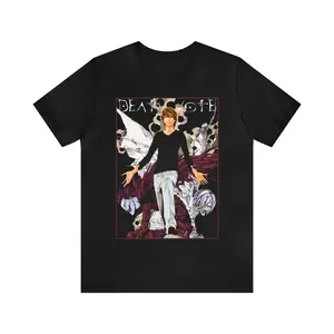 Death Note Light Yagami "Kira" Unisex Anime T-Shirt, Death Note Shirt, Light Yagami Shirt, Cool Anime T-Shirt, Anime Gift For Him or Her