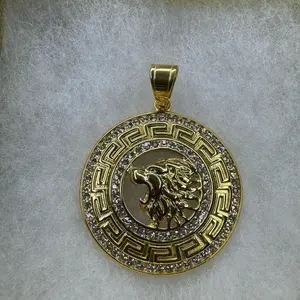 Plated Lion Fashion Pendant