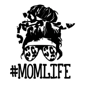 Mom Life Vinyl window decal Decor Decorative Smooth easy apply