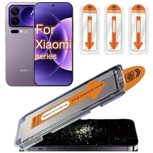 3-Pack Xiaomi Mi Series Screen Protector Film, Automatic Alignment Ultra-Sensitive Fingerprint Support, Dust-Free Bubble-Free Design