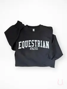 Equestrian Athletics Sweatshirt (Black)