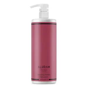 ALURAM Clean Beauty Collection Volumizing Shampoo 1000ml - Lightweight Formula for Fine to Medium Hair with Rose Water & Rice Protein