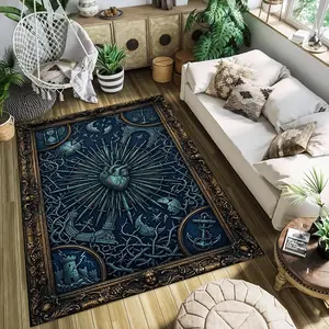 Labyrinth of the Heart Stylish and creative printed rugs, hallway/balcony rugs, bathroom/entrance doormats, home décor, living room/bedside rugs, Halloween/Christmas/birthday gifts.