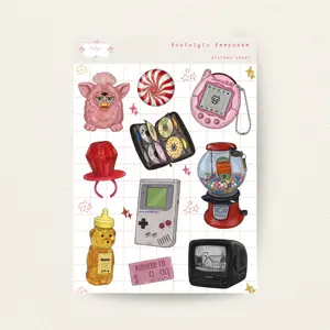 Nostalgic Keepsake Sticker Sheet