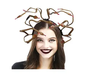 Gold Medusa Snake Headpiece - Mythology - Costume Accessories - One Size