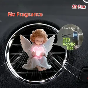 Heartwarming Angel Car Vent Clip, Spongels Unscented Aroma Diffuser, Stylish Angel-Themed Car Decoration, Perfect Holiday Gift