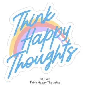 Think Happy Thoughts Sticker