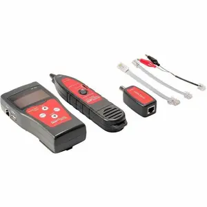 Monoprice Cable Tester, Earphone permits use in noisy environment, Measures RJ45 and BNC cable lengths