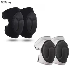 Unisex Thick EVA Foam Knee Pads 2Pairs, Adjustable Anti-Slip Shock Absorbing Knee Protector, Comfort Work Gear for Gardening Construction & Household Floor Cleaning